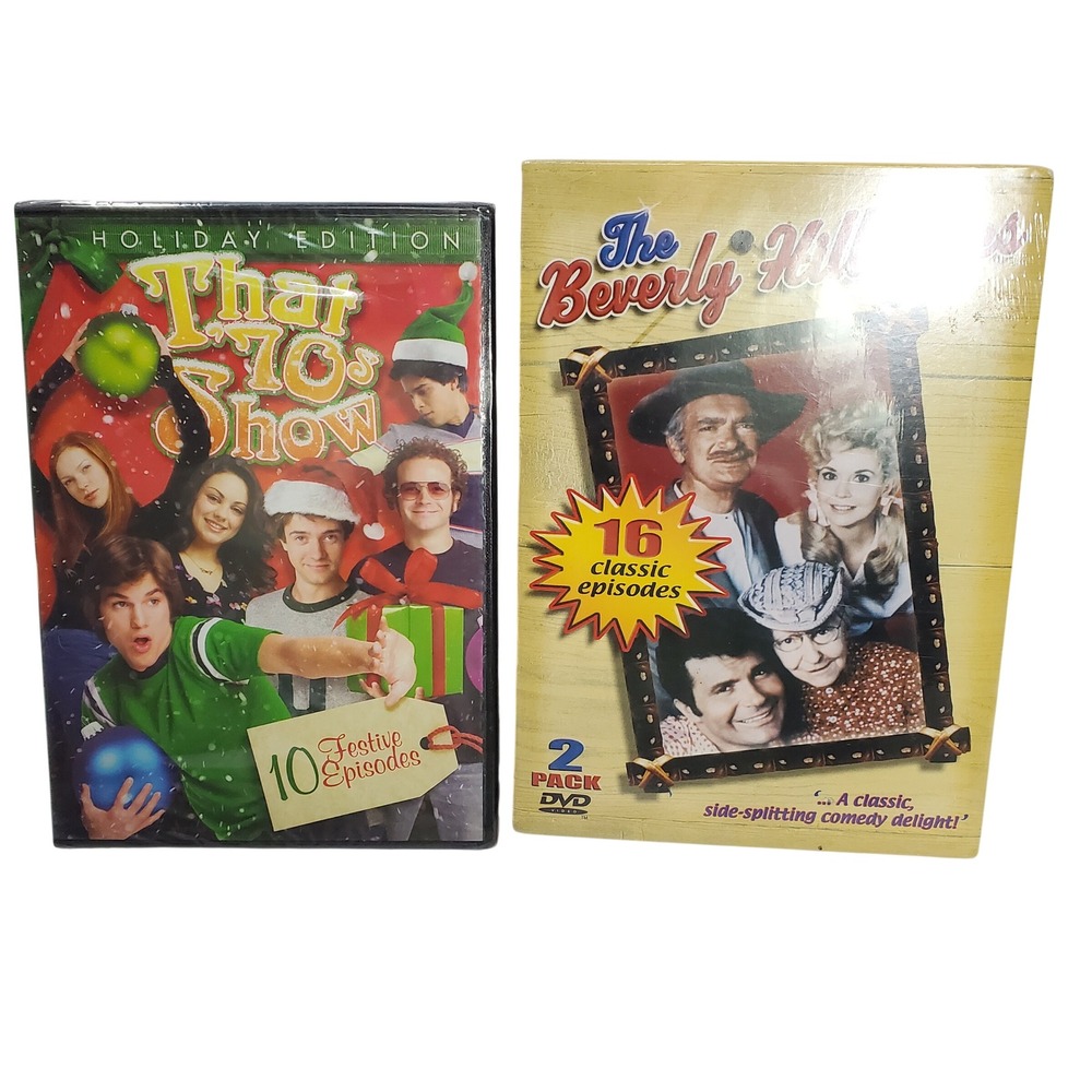 That 70s Show Holiday Edition & The Beverly Hillbillies  DVD Bundle NEW